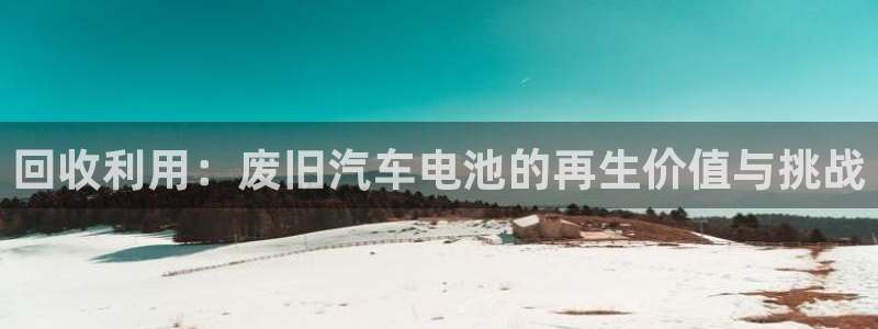 优发国际app官网下载安装苹果：回收利用：废旧汽车电池的再生价值与挑战